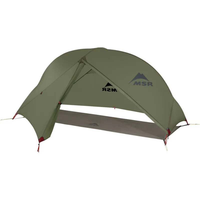 MSR Hubba NX 1 Person Backpacking Solo Tent Green-2