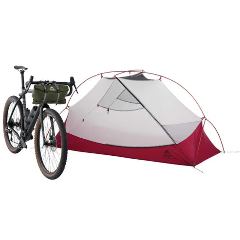 MSR Hubba Hubba 1 Person Solo Bikepacking Tent Green-1