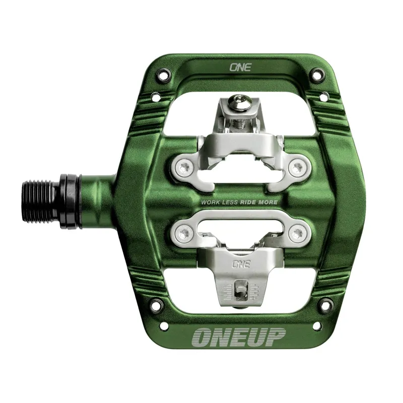 OneUp Clip Pedals Dark Green