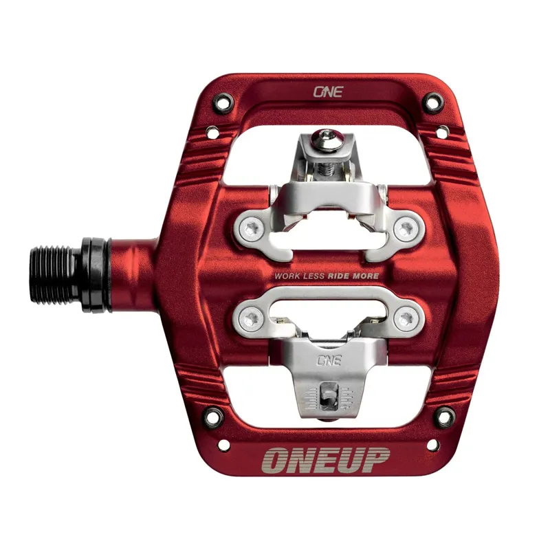 OneUp Clip Pedals Red