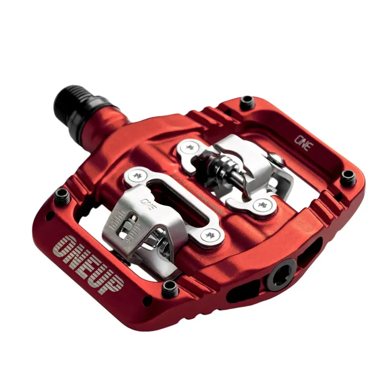 OneUp Clip Pedals Red-1