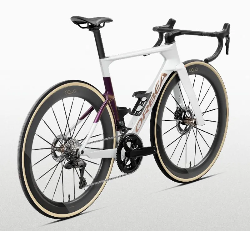 Orbea Orca Aero M20i LTD Road Bike 2027 Golden Off White/Sunset-2