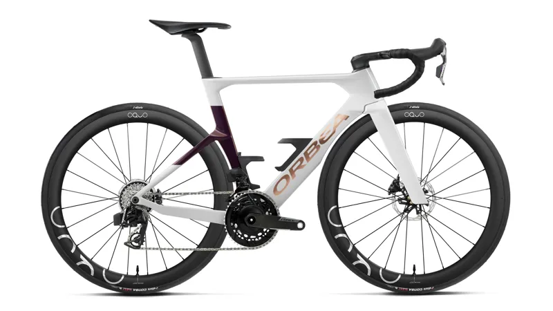Orbea Orca M21e LTD Road Bike 2027 Golden Off White/Sunset