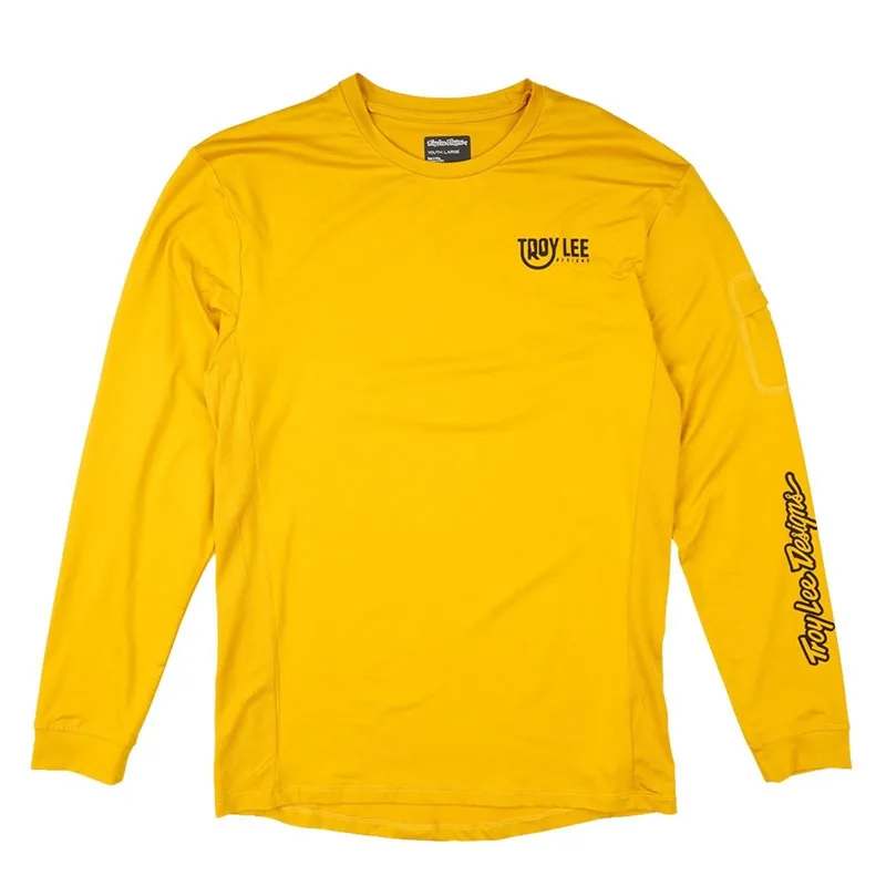 Troy Lee Designs Ruckus Ride Eyez Youth LS Tee Shirt Safron