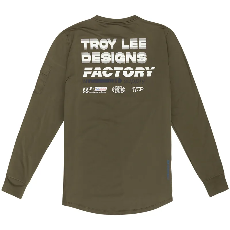 Troy Lee Designs Ruckus Ride Factory LS MTB Jersey Caper-1