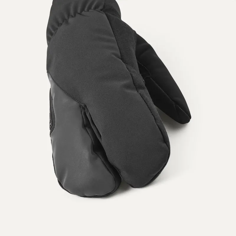 Sealskinz Barwick Waterproof Extreme Cold Weather Split Finger Gloves Black-2
