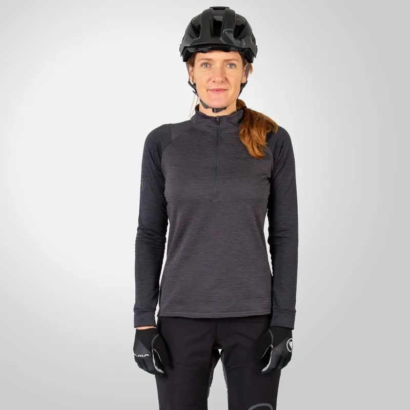 Endura SingleTrack Womens Fleece Black-2
