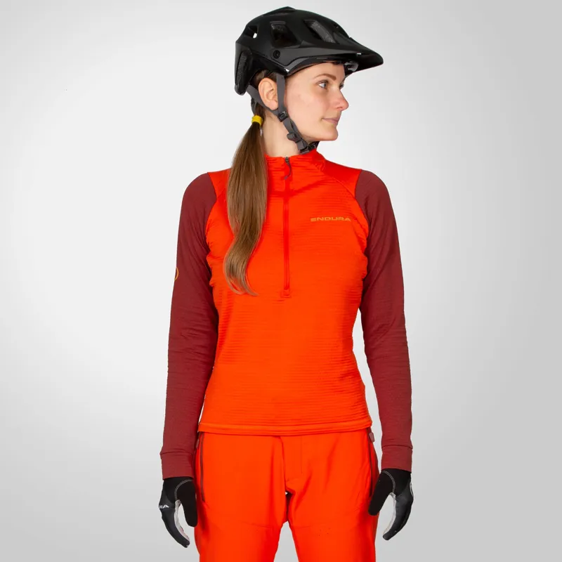 Endura SingleTrack Womens Fleece Paprika-3