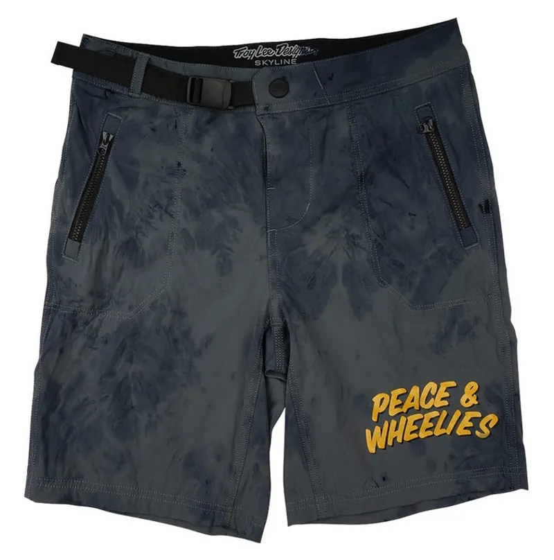 Troy Lee Designs Skyline Washed Out Trail Youth Shell Shorts Dark Cloud