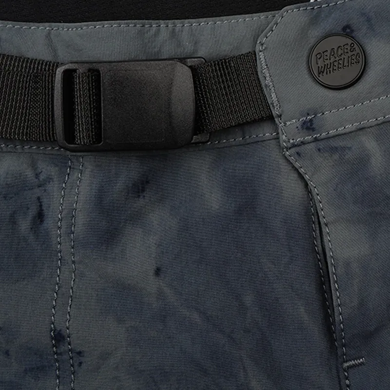 Troy Lee Designs Skyline Washed Out Trail Youth Shell Shorts Dark Cloud-2