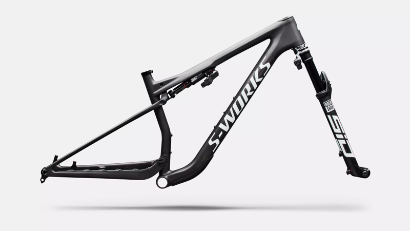 Specialized Epic 9 Frameset 2027 Satin Carbon/Metal White Silver