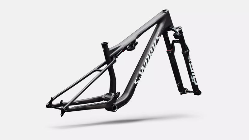 Specialized Epic 9 Frameset 2027 Satin Carbon/Metal White Silver-2