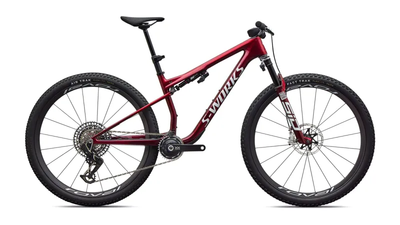 Specialized S Works Epic 9 Mountain Bike 2027 Red Tint Pearl/White Silver