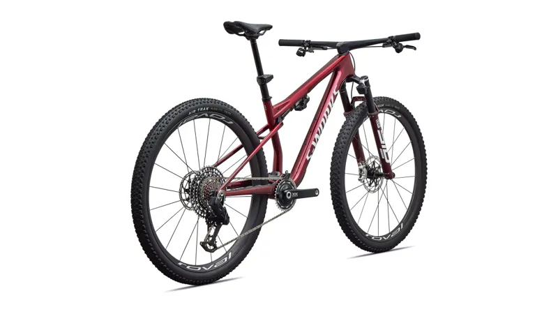Specialized S Works Epic 9 Mountain Bike 2027 Red Tint Pearl/White Silver-2