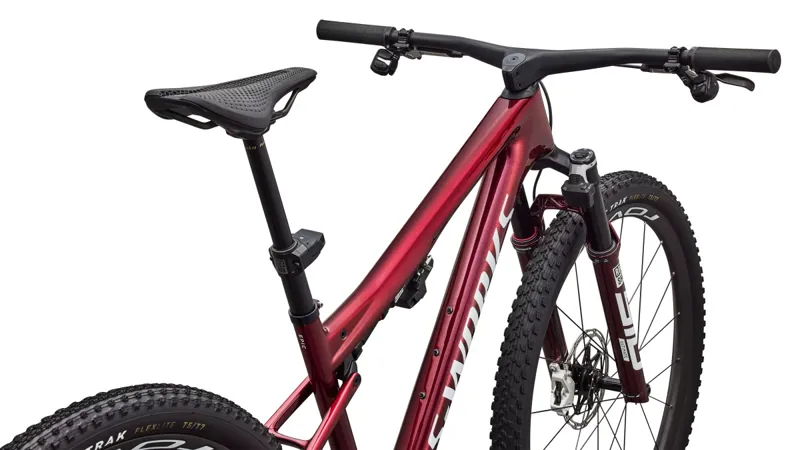 Specialized S Works Epic 9 Mountain Bike 2027 Red Tint Pearl/White Silver-3