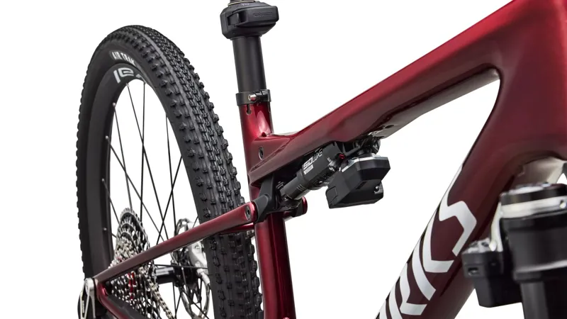 Specialized S Works Epic 9 Mountain Bike 2027 Red Tint Pearl/White Silver-5
