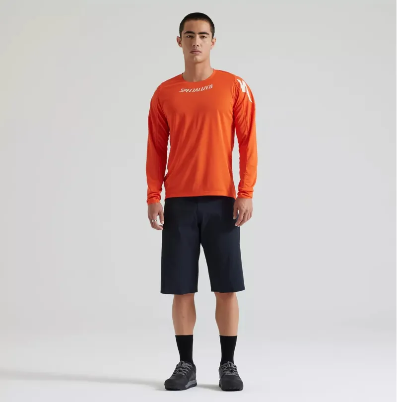 Specialized Gravity Long Sleeve Jersey Fiery Red-1