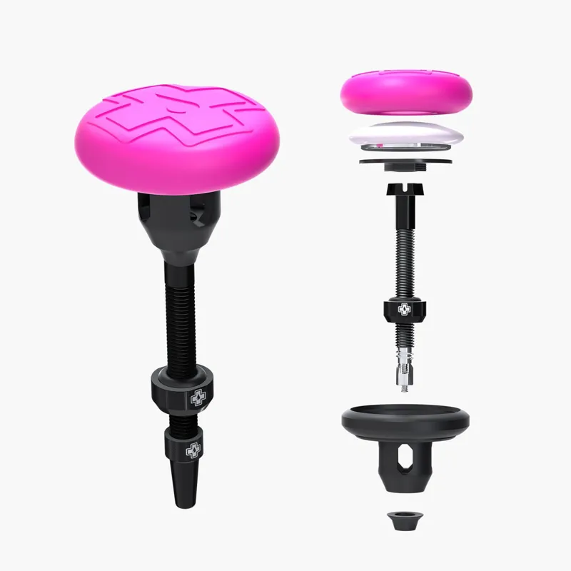 Mucoff Stealth Tubeless Tag Holder Pink/Black