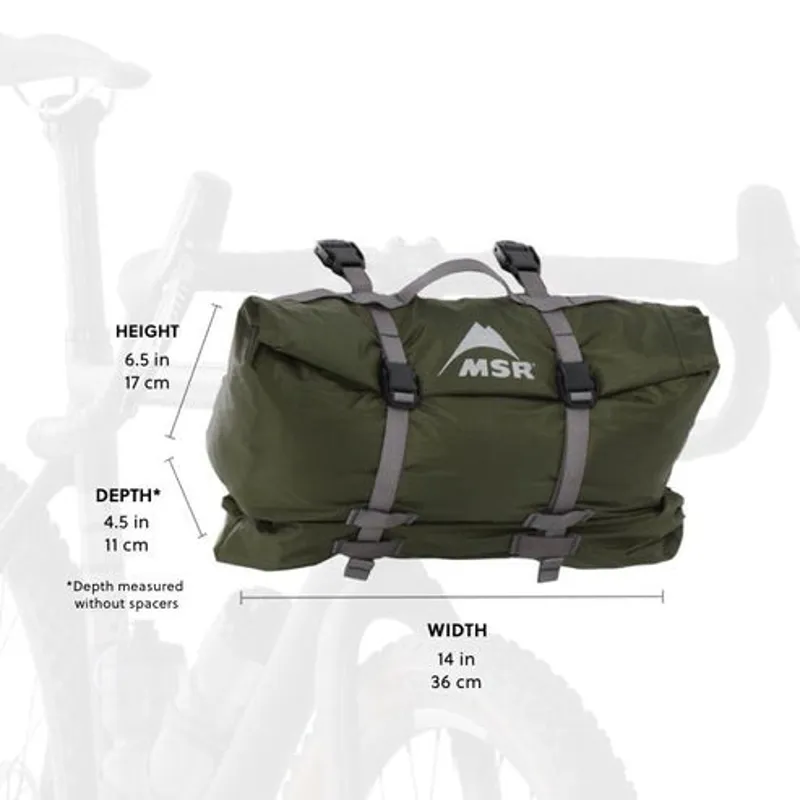 MSR Hubba Hubba 1 Person Solo Bikepacking Tent Green-4