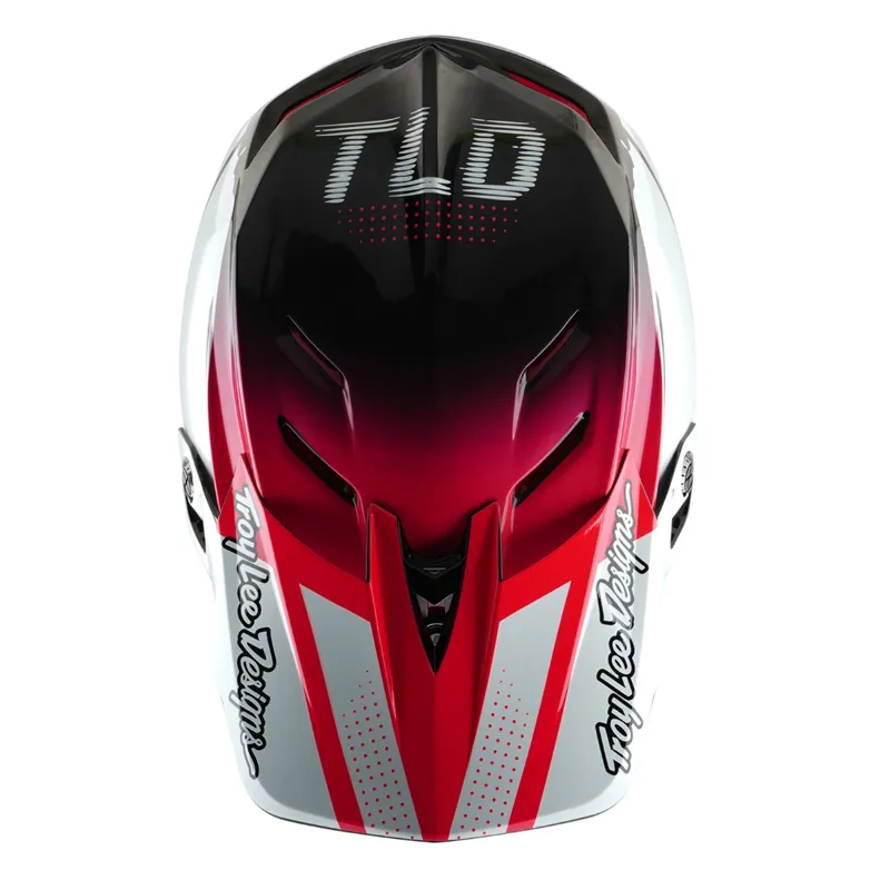 Troy Lee Designs D4 Carbon MIPS Full Face Helmet Drip White-7