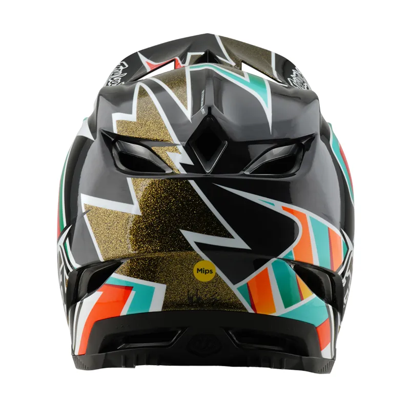 Troy Lee Designs D4 Carbon MIPS Full Face Helmet Frames Black/Gold-3