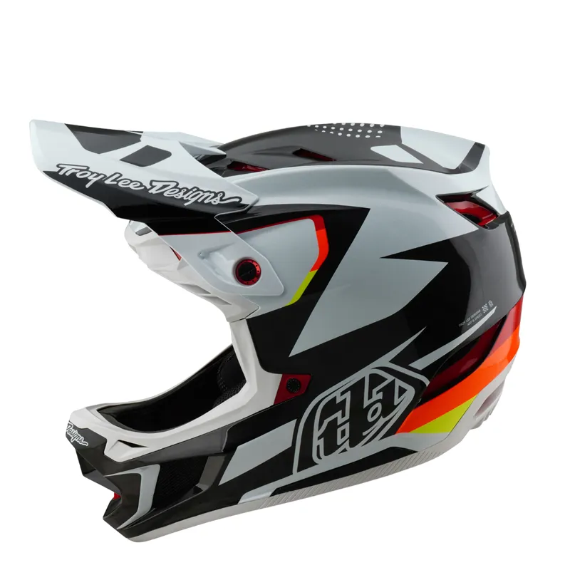 Troy Lee Designs D4 Carbon MIPS Full Face Helmet Optic Black-1
