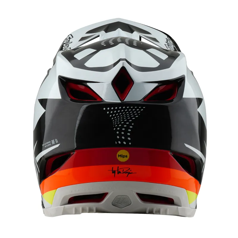 Troy Lee Designs D4 Carbon MIPS Full Face Helmet Optic Black-3