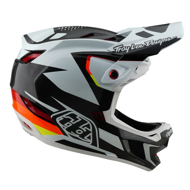 Troy Lee Designs D4 Carbon MIPS Full Face Helmet Optic Black-5