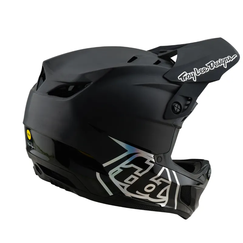 Troy Lee Designs D4 Carbon MIPS Full Face Helmet Stealth Black-4