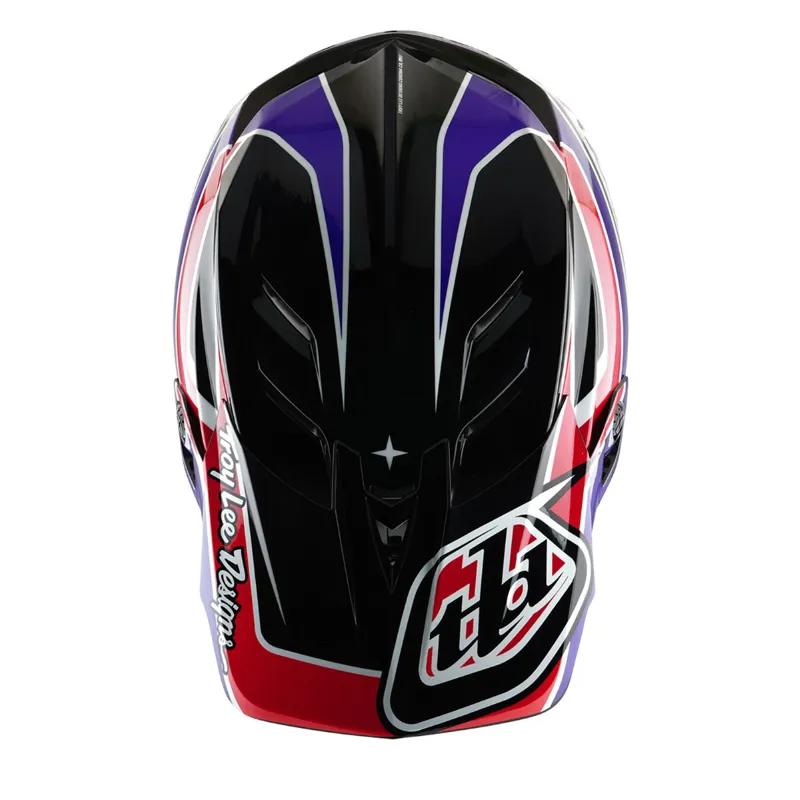 Troy Lee Designs D4 Polyacrylate Full Face MTB Helmet Linear Black-7