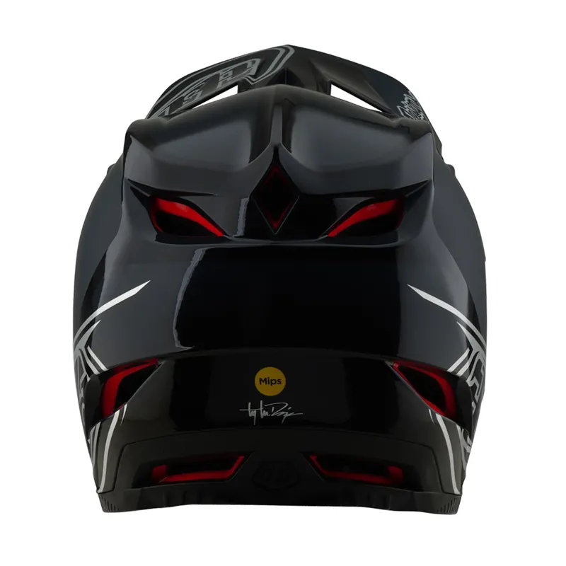 Troy Lee Designs D4 Polyacrylate Full Face MTB Helmet Shadow Black-3