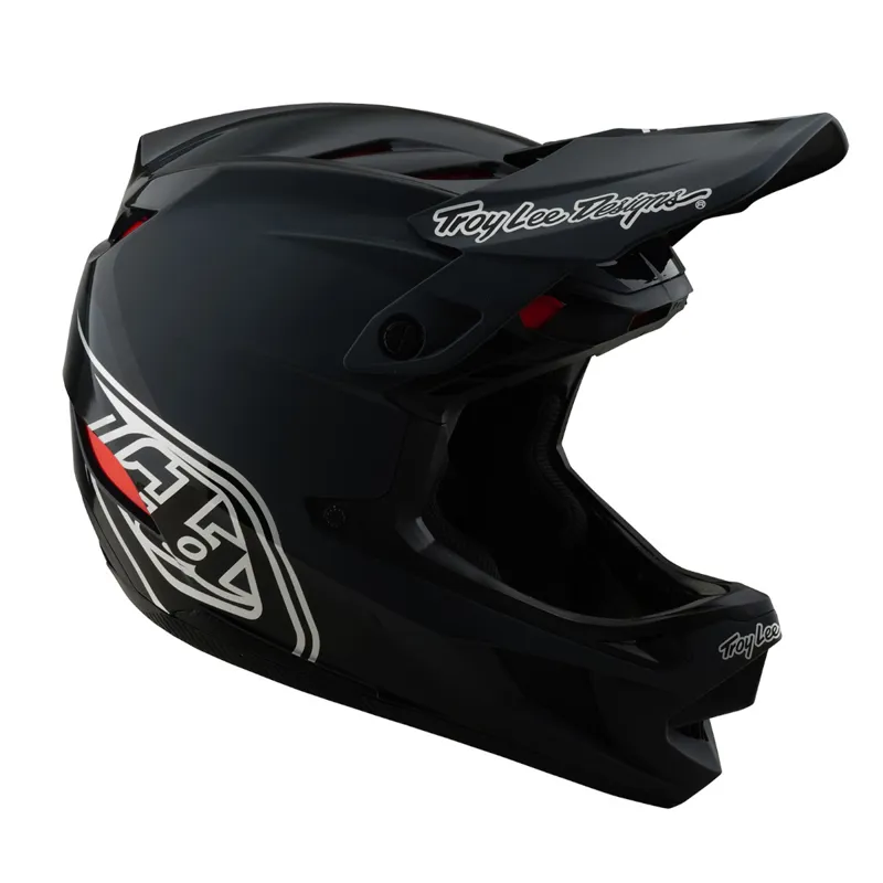 Troy Lee Designs D4 Polyacrylate Full Face MTB Helmet Shadow Black-6