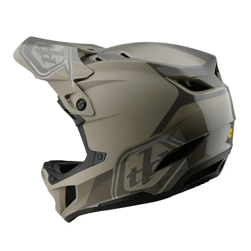 Troy Lee Designs D4 Polyacrylate Full Face MTB Helmet Shadow Timber-2