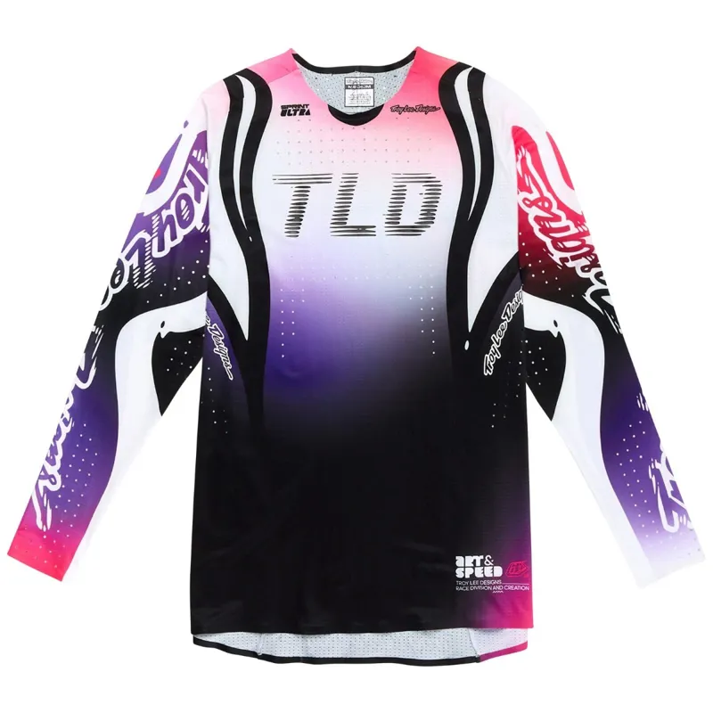 Troy Lee Designs Sprint Ultra Drip LS MTB Jersey Drip Purple