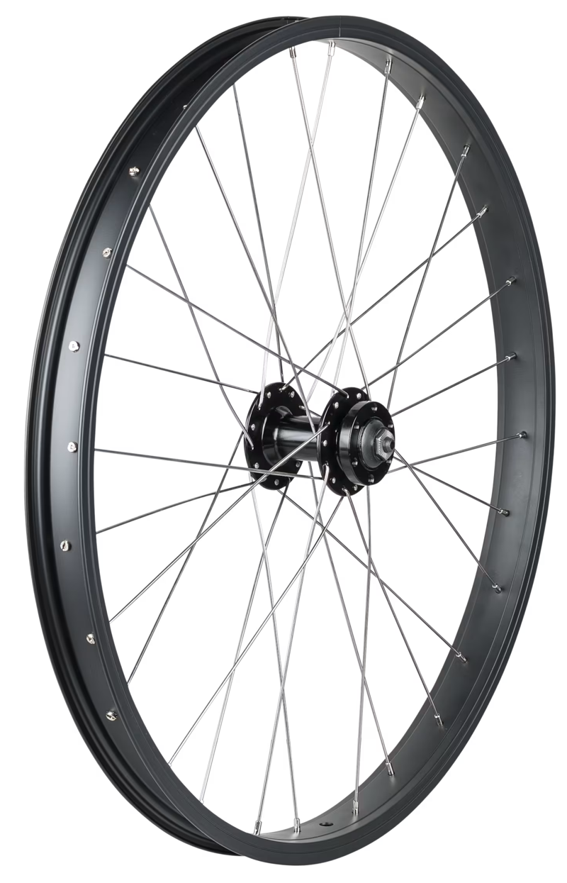 Trek Kids 28 Hole 24 6-Bolt Disc Wheel Black