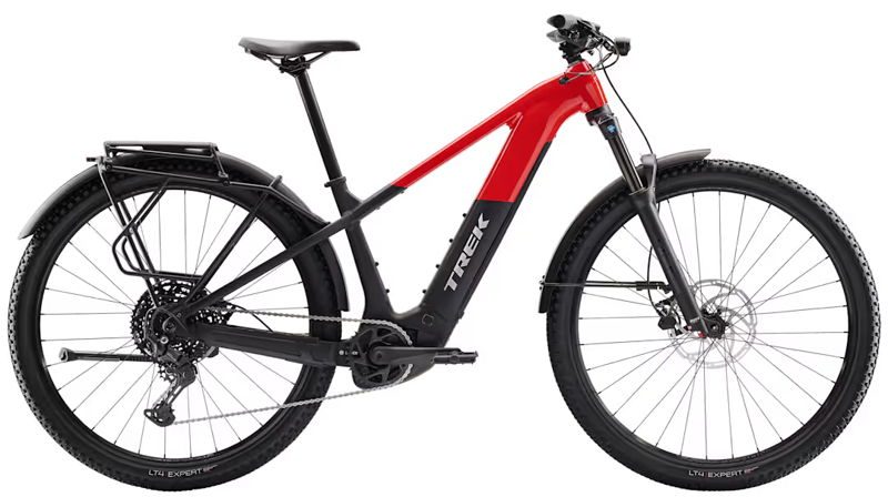 Trek 25 Powerfly+ 4 Equipped Gen 5 Electric Mountain Bike 2025 Radioactive Red/Dark Star