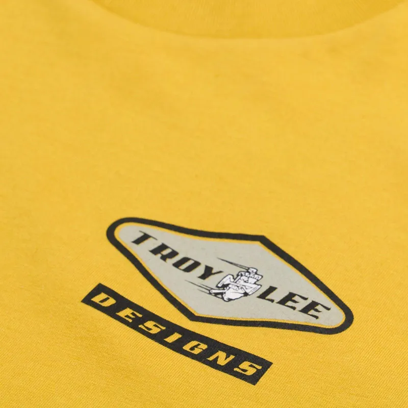 Troy Lee Designs Carbon SS Tee Shirt Gold-2