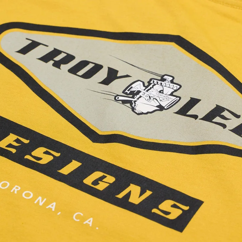 Troy Lee Designs Carbon SS Tee Shirt Gold-3