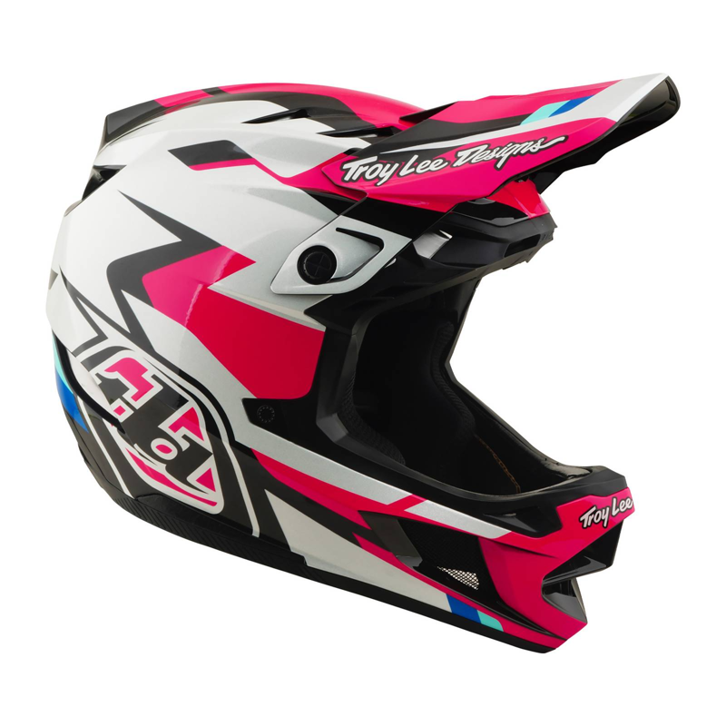 Troy Lee Designs D4 Polyacrylate Full Face MIPS MTB Helmet Roamer Magenta-6