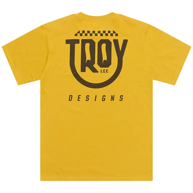 Troy Lee Designs Smiley SS Tee Shirt Gold-1