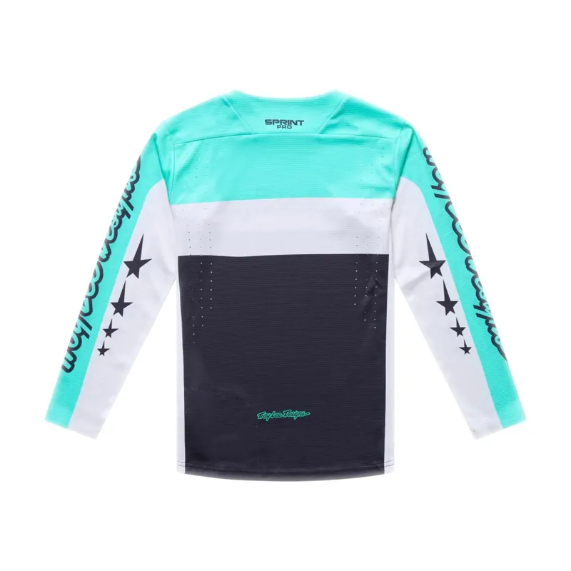Troy Lee Designs Sprint Pro Youth MTB Jersey Moto Carbon-1