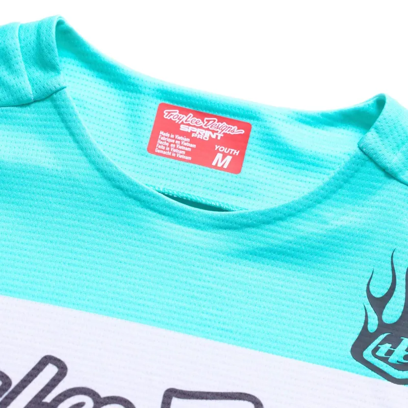 Troy Lee Designs Sprint Pro Youth MTB Jersey Moto Carbon-4