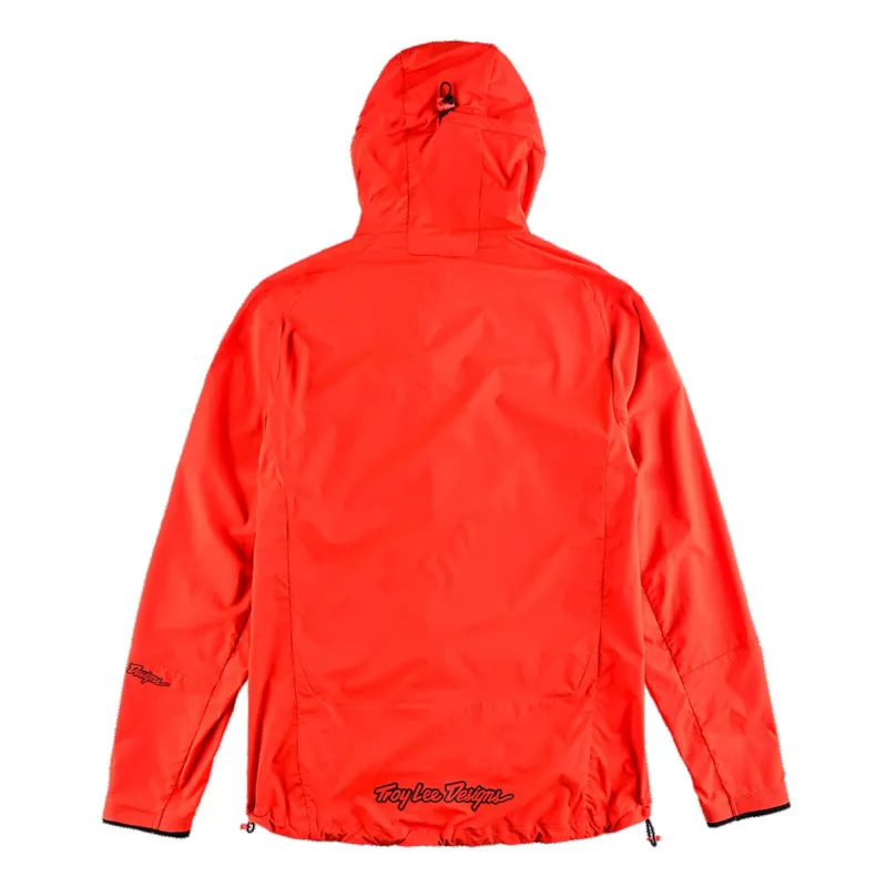 Troy Lee Designs Drift Windbreaker Mono Fire Orange-1