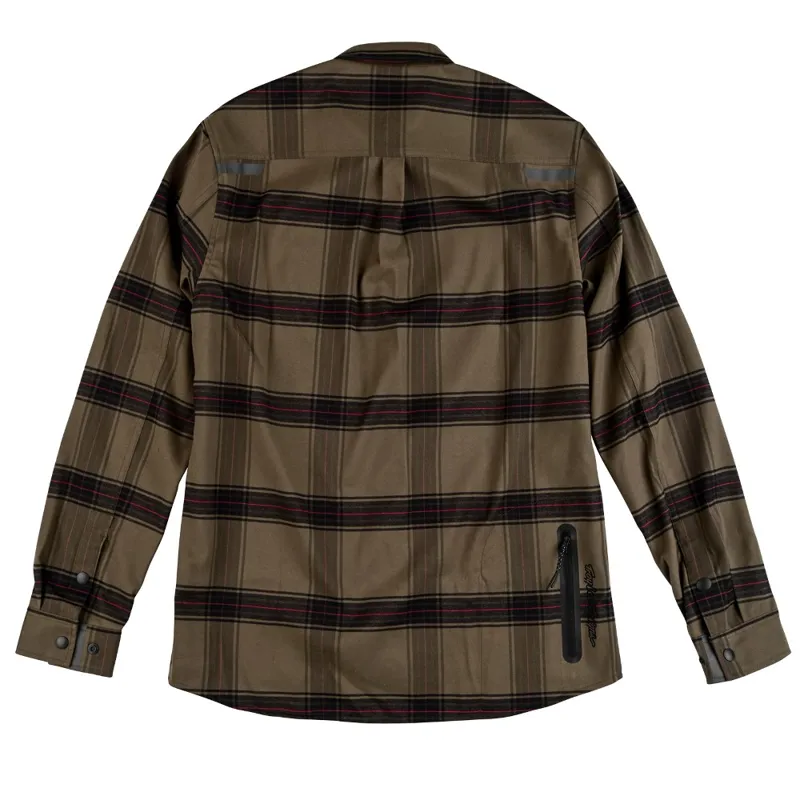Troy Lee Designs Grind Flannel Dark Pine-1