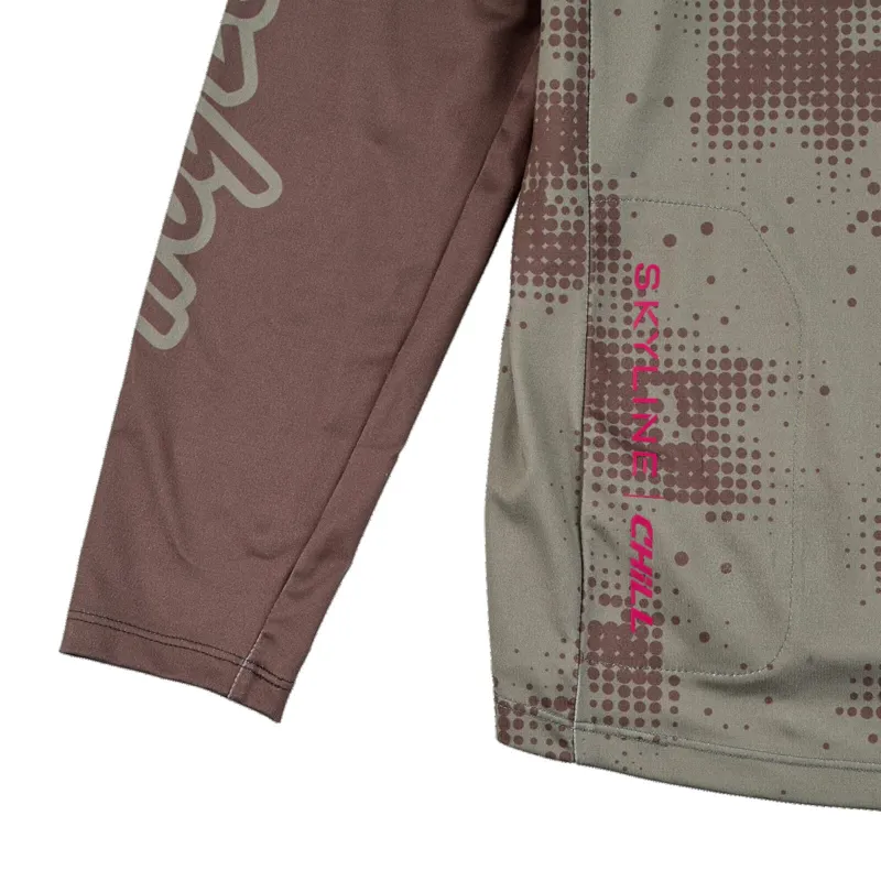 Troy Lee Designs Skyline Chill LS MTB Jersey Olive-4