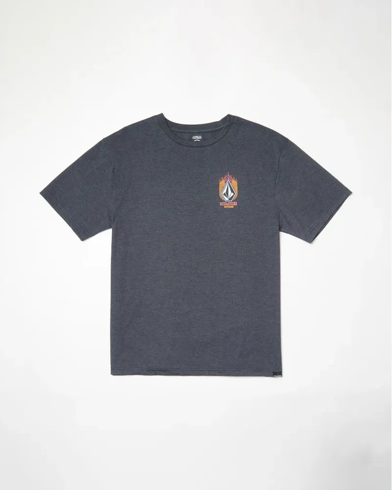 Volcom Dragging Stone T-shirt Heather Black