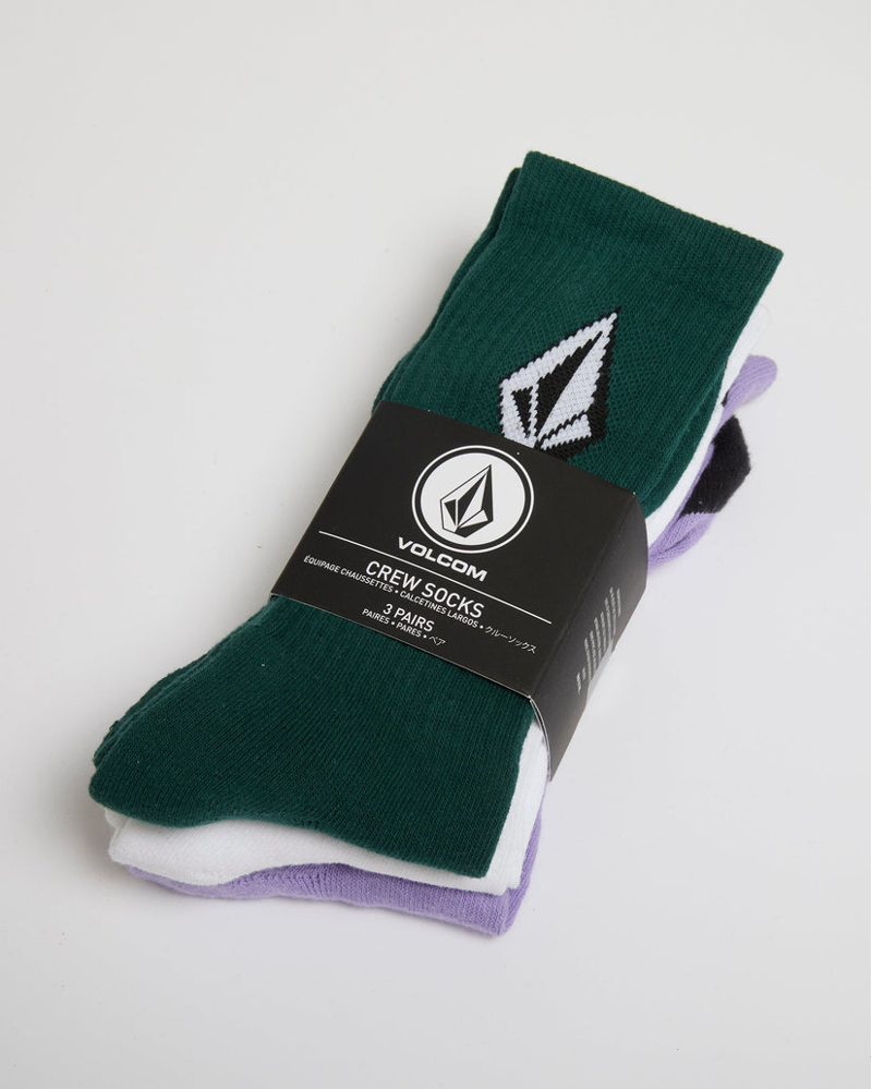 Volcom Full Stone Sock 3 Pack Multi-1