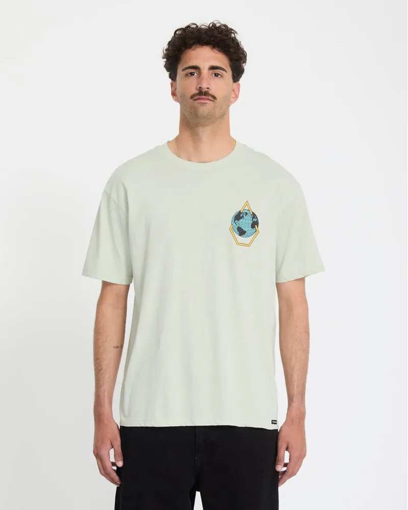 Volcom Globular Short Sleeve T-Shirt  Pale Aqua