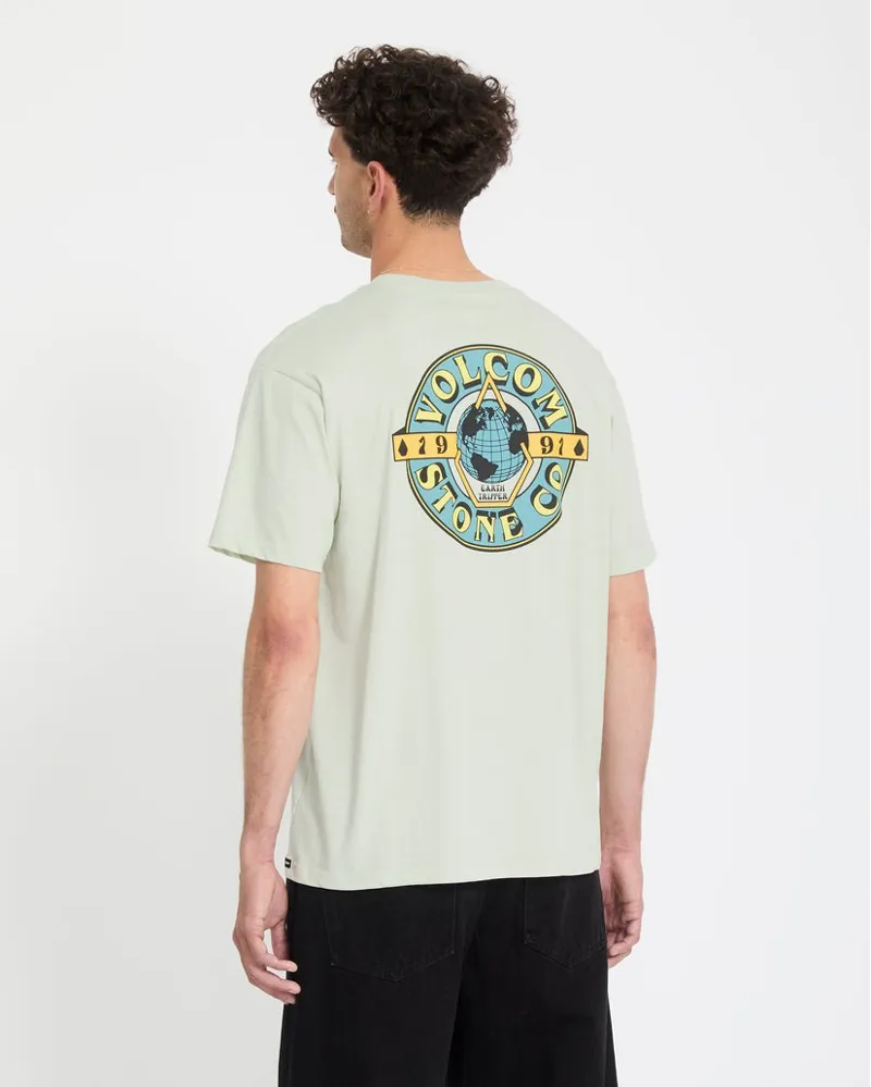Volcom Globular Short Sleeve T-Shirt  Pale Aqua-1