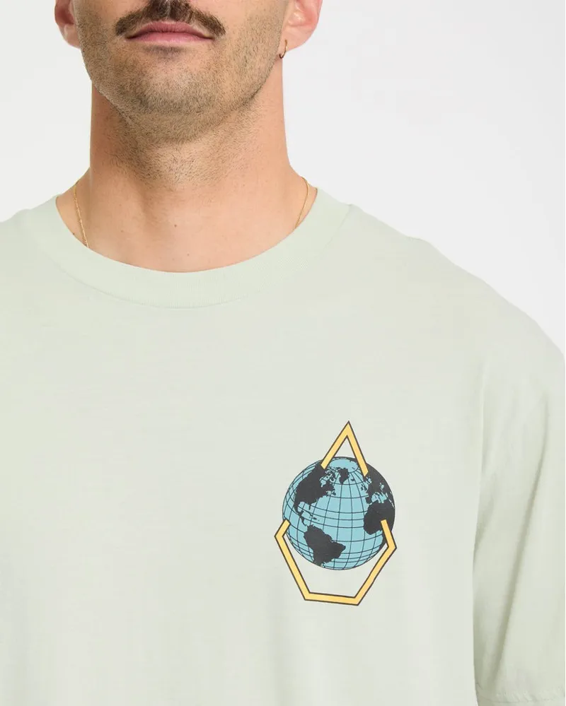 Volcom Globular Short Sleeve T-Shirt  Pale Aqua-2